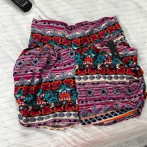 Fun pattern shorts